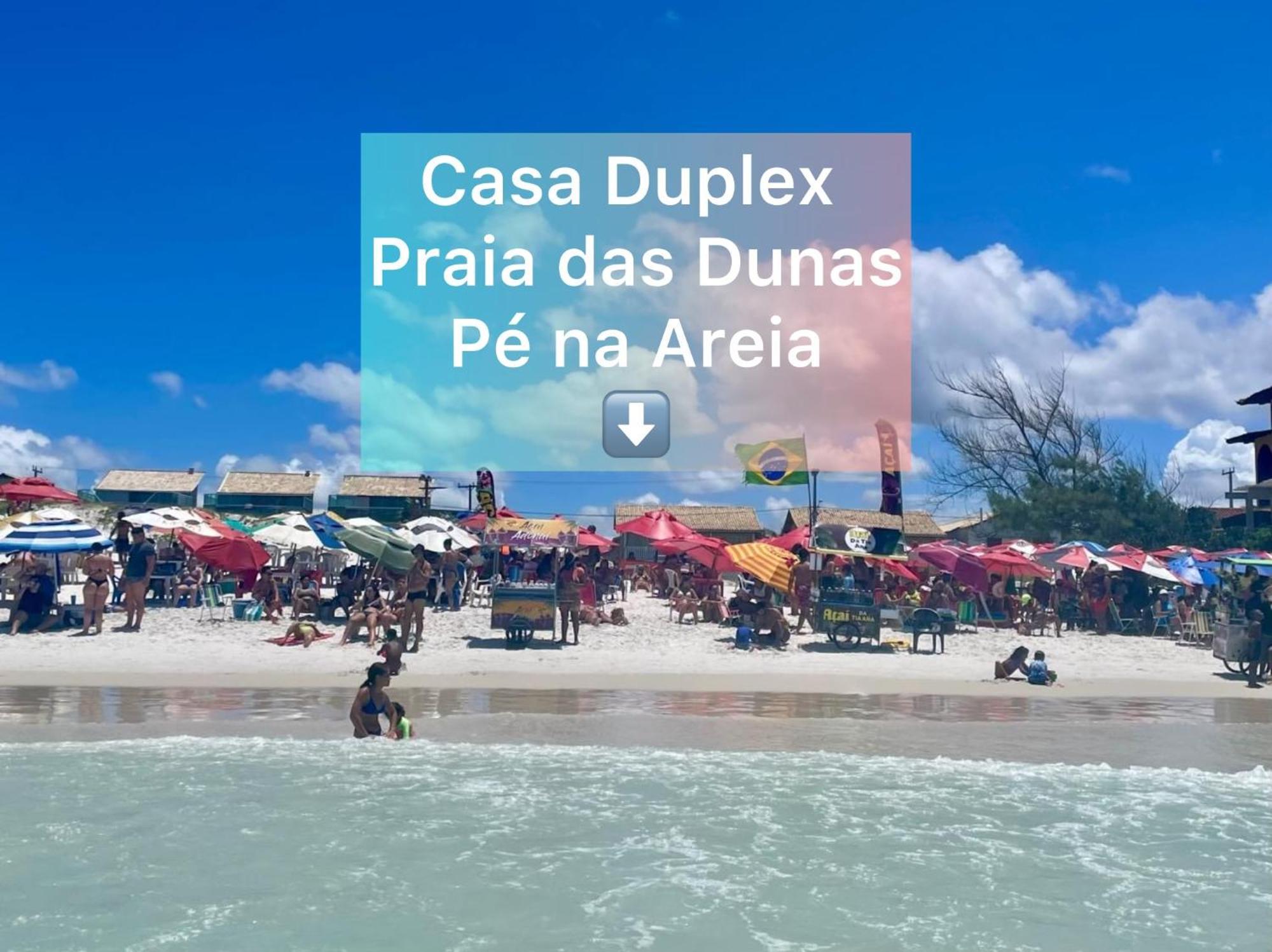 Casa Duplex Praia Das Dunas - Pe Na Areia - Ar Condicionado - Alto Padrao Кабо Фрио Екстериор снимка